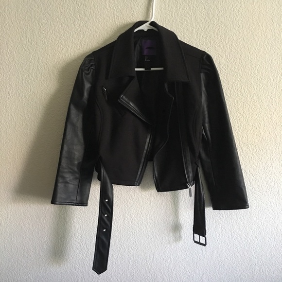 girly leather jacket